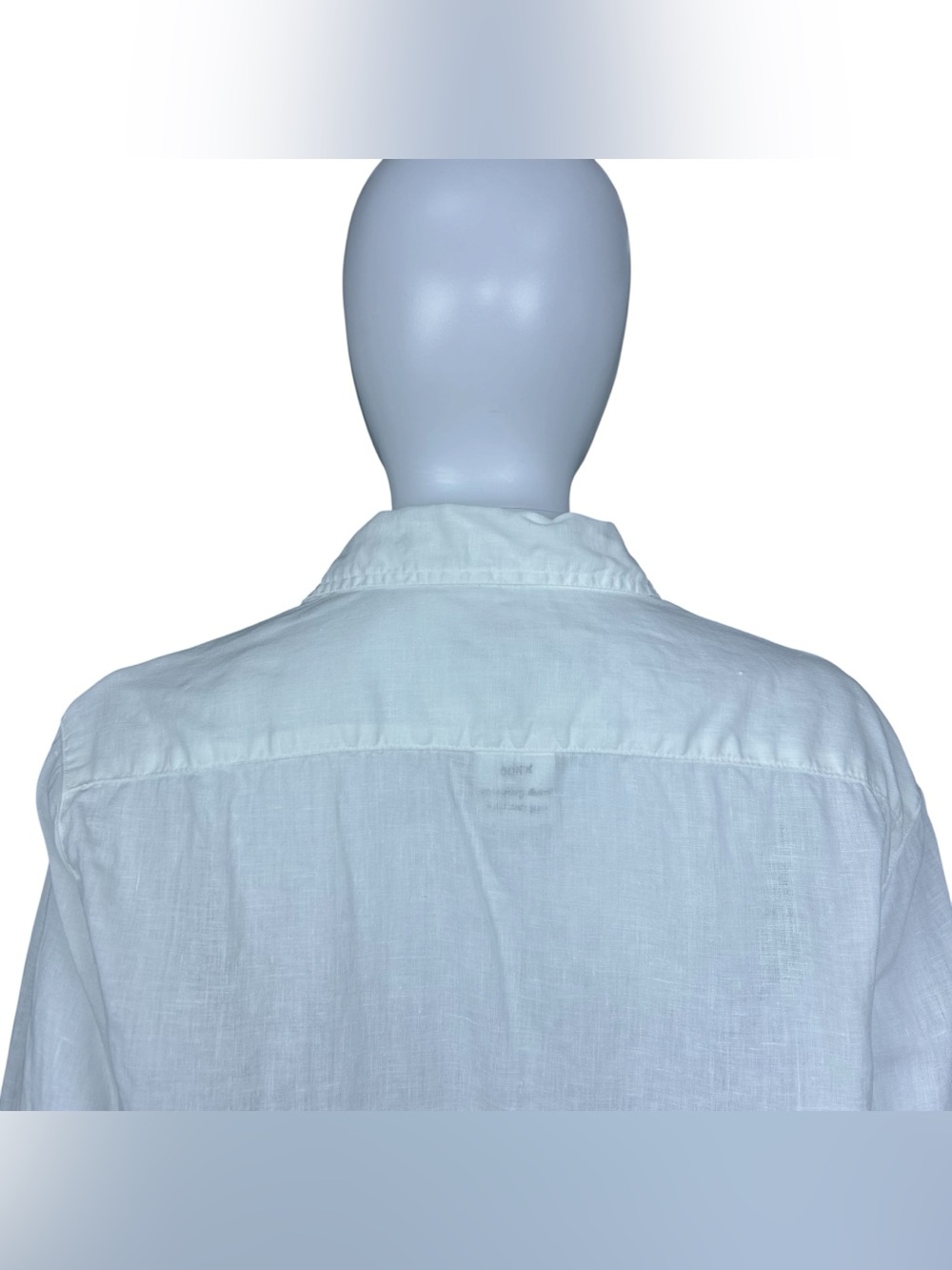 Frank & Eileen 100% Linen Button Up White Eileen Shirt Size S Costal Resort - Picture 10 of 16